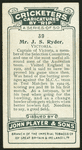 Mr. J.S. Ryder.