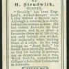 H. Strudwick.