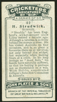 H. Strudwick.