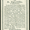 H. Sutcliffe.