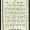 Mr. J.M. Taylor.