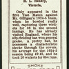 H.L. Hendry.