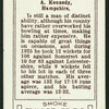 A. Kennedy.
