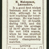 H. Makepeace.