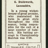G. Duckworth.