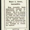 Major L. Green.