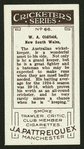 W.A. Oldfield.