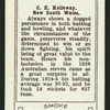 C. Kelleway.