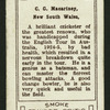 C.G. Macartney.