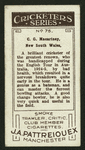 C.G. Macartney.