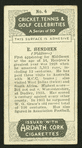 E. Hendren.