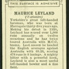 Maurice Leyland.