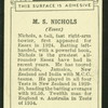 M.S. Nichols.