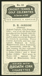 D.R. Jardine.