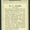 W.T. Tilden.