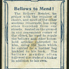 Bellows to mend!