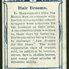Hair brooms!