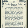 Twelve pence a peck, oysters!
