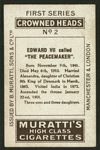 Edward the VII.