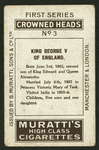King George V of England.