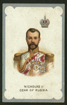 Nicholas II, Czar of Russia.
