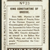 King Constantine of Greece.