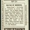 Sultan of Morocco.