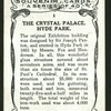 The Crystal Palace, Hyde Park.