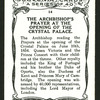 The Archbishop's prayer at the opening of the Crystal Palace.