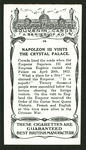 Napoleon III visits the Crystal Palace.