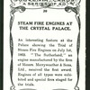 Steam fire engines at the Crystal Palace.