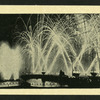 The fireworks at the Crystal Palace.