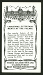Christmas entertainments at the Palace.