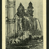 The North transept destroyed by fire.