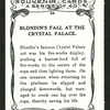 Blondin's fall at the Crystal Palace.