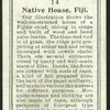 Native house, Fiji.