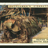 Native houses, South Sea Islands.