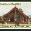 Maori meeting-house, New Zealand.