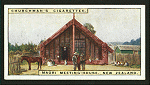 Maori meeting-house, New Zealand.