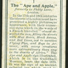 The ape & apple.
