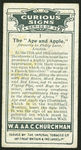 The ape & apple.