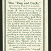 The dog and duck.