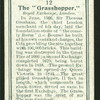 The grasshopper.