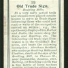 Old trade sign.