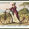 Lady's pedestrian hobby-horse.