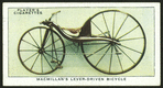 MacMillan's lever-driven bicycle.
