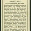 MacMillan's lever-driven bicycle.