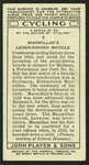 MacMillan's lever-driven bicycle.