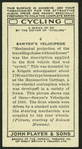 Sawyer's velocipede.