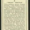 Salvo tricycle.